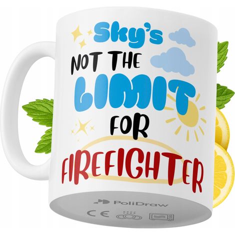 Lustige Kaffee- oder Teetasse für Feuerwehrleute mit witzigem Textdesign – ideal für Geburtstage, Namenstage, Feiertage und besondere Anlässe. Hochwertige Tasse für Zuhause, Büro und Arbeit. Farbe: We