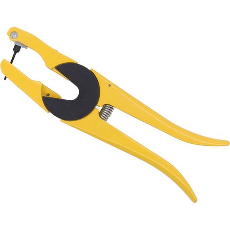 Pince à pose de boucles auriculaires pour bovins, une pièce, pince intégrée de marquage pour taureaux, pince à agrafer pour bétail (1/5)