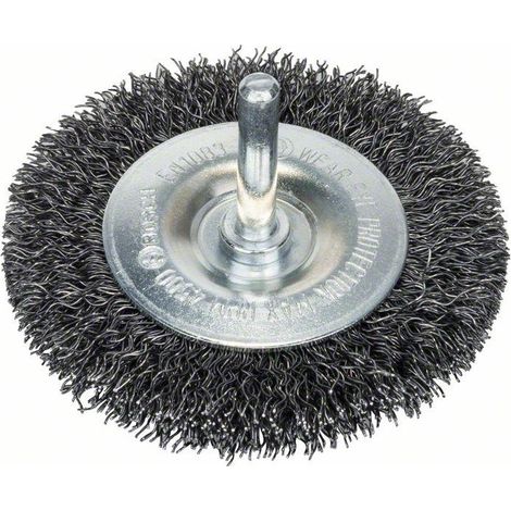 Bosch Accessories Spazzola a disco - filo ondulato - 75 mm, 0,3 mm, 8 mm Ø gambo 6 mm 2608622007 1 pz.