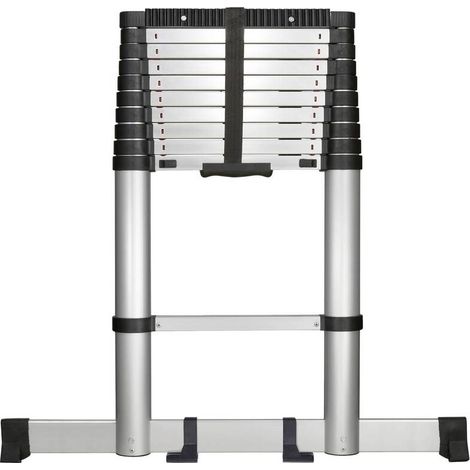 [GEBRAUCHT] B-Ware Toolcraft Teleskopleiter Aluminiumlegierung 3,93m Arbeitshöhe EN 131 TO-7868814 (1/2)