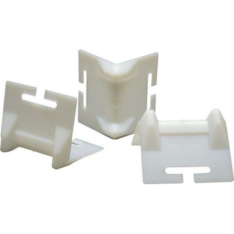 Coin Protection Sangle Pvc Protection Sangle Ouverte Pvc Blanc - Pms Industrie