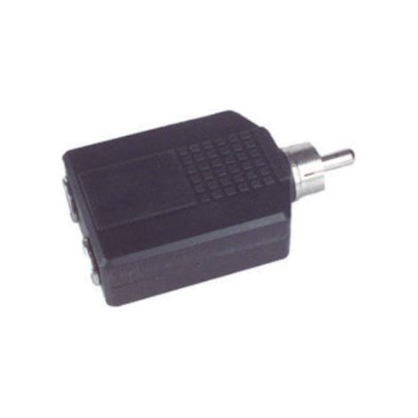 Adaptador RCA a doble hembra mono 6.35 mm de Electro Dh 13.660 8430552022809