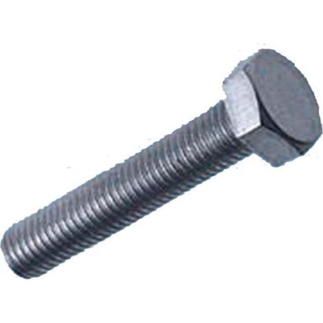 MIBRICOTIENDA tornillo hexagonal 933 10x100 zinc sin tuerca 8.8 (caja 0.5 unidades)
