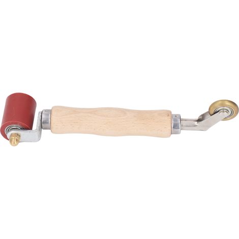 Rouleau Ă joints en silicone de 40 mm avec rouleau de finition en laiton de 6 mm, outil de lissage pour PVC, TPO et EPDM (1/5)