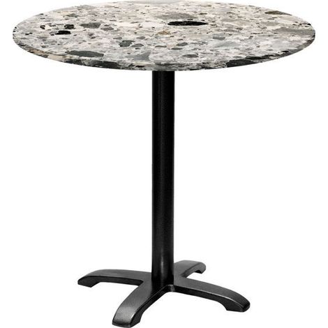 Table ronde Ø 80 cm - modèle Bazila terrazzo cepp (1/4)