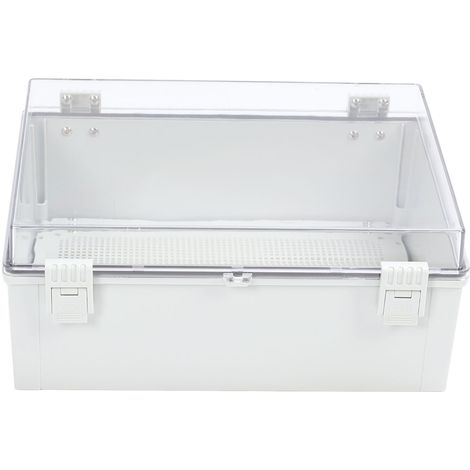 Elektrische Anschlussdose 400x300x170mm, IP66 wasserdicht, transparenter Deckel, elektrisches Gehäuse (1/5)