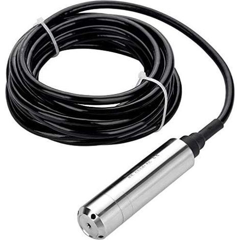Capteur de niveau d'eau 0-5 m – Alimentation DC 24 V – Sortie 4-20 mA – Acier inoxydable 316 – Câble étanche pour usage sécurisé (1/5)