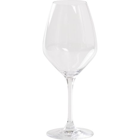 Set 6 Calici Solution 36 cl in Vetro Sonoro Superiore Trasparente per Degustazione Vini Bianchi e Rosati - Design Elegante e Resistente
