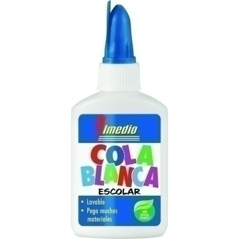 COLA BLANCA IMEDIO ESCOLAR 40 Gr - Pack de 12 unidades