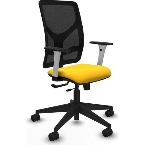 Silla de oficina piqueras y crespo Motilla negro polipiel (1/2)