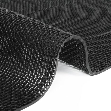 Tapis de sol de douche, de drainage, 90 x 300 cm, antidérapant, en PVC, tapis de bain, sauna, épaisseur : 5,5 mm, pour zones humides, piscine, salle de bain, cuisine, balcon (1/5)