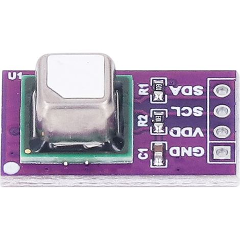 Détecteur CO2 2-en-1 mini précis 400-2000ppm, module capteur de gaz dioxyde de carbone pour ventilation et qualité de l'air, sonde de mesure intégrée (1/5)