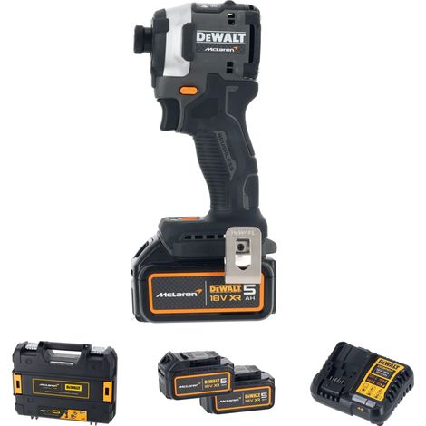 DeWALT DCF85MP2T-QW Atornillador de Impacto McLaren XR 18V 1/4" 205 Nm 2 x 5,0 Ah (1/4)