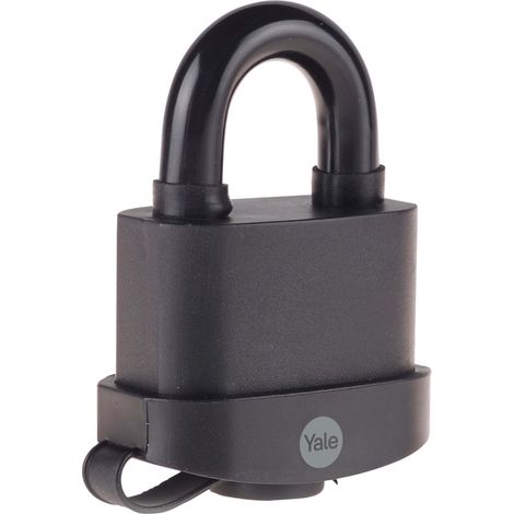 Yale Lucchetto di alta sicurezza resistente agli agenti atmosferici Y220B/71/130/1 corpo 70mm, arco in acciaio indurito, 3 chiavi (1/5)