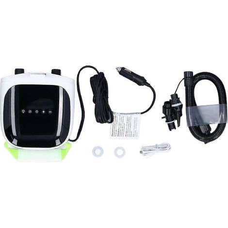 Pompe à pagaie rechargeable, gonflage par paliers de 0,5 à 20 PSI, pompe à air électrique pour tentes gonflables, bateaux et kayaks. Compatible avec la charge sur allume-cigare 12 V. (1/5)