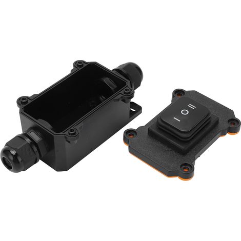 Interrupteur à bascule 3 positions ON/OFF/ON 12V 16A IP68 étanche universel pour voiture bateau camping-car (1/5)