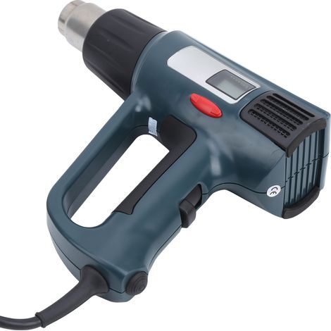 Pistolet à air chaud avec écran LCD, 2000 W, 220 V, température réglable, pour le soudage et le ramollissement de peinture (prise UE). (1/5)