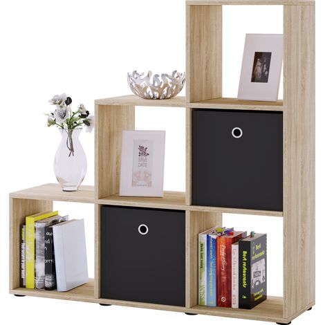 Stand Staircase Shelf 6 scomparti Nitas 105x108x29 - VCM