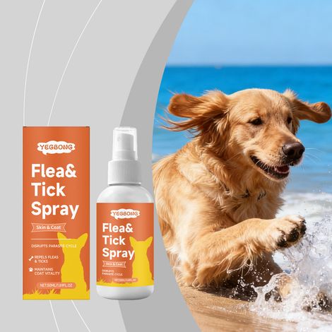 Spray de soin pour la peau du chien - Nettoie en douceur et protège la peau du chien à l'intérieur comme à l'extérieur, convient à toutes les races - 50 ml (1/5)