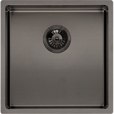 Evier Reginox Miami 40X40 Gun Metal R30691 - Gun Metal (1/2)