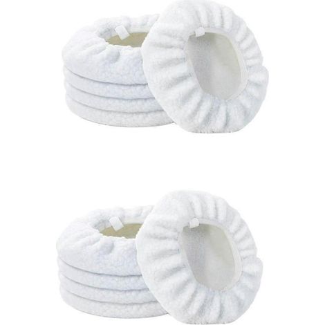 Lot de 10 tampons de polissage de 25 cm (10 pouces) pour polisseuse de voiture, lustreuse et cireuse (1/5)
