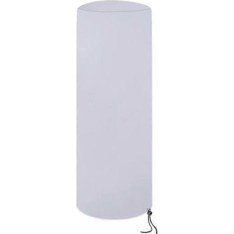 Housse de protection étanche pour chauffage de terrasse au propane d'extérieur 210d avec sac de rangement, couleur FG argentée. (1/4)