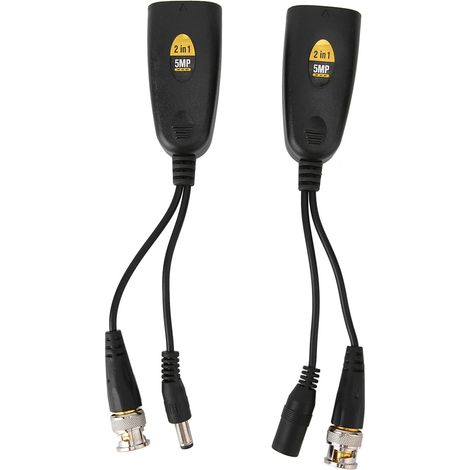 1 paire 5MP HD vidéo + alimentation émetteur-récepteur transmetteur sur paire torsadée (1/5)