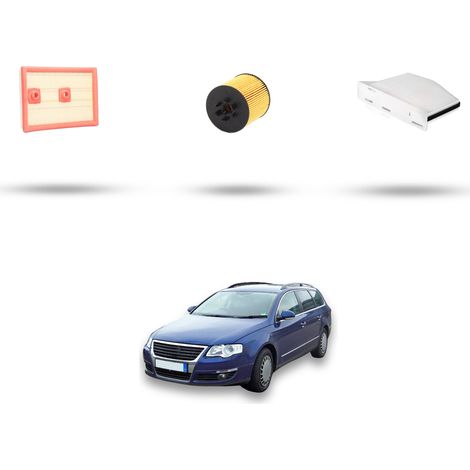 Kit tagliando 3 filtri compatibile con Vw Passat (3c2,3c5) 1.6 FSI 85kw Dal 2005 al 2010 (1/4)