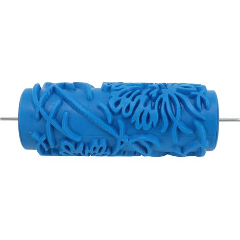 5 Inch Patterned Paint Roller for Wall Decoration Classic Embossing Texture Rubber Roller for Home Decoration 086Y (1/5)