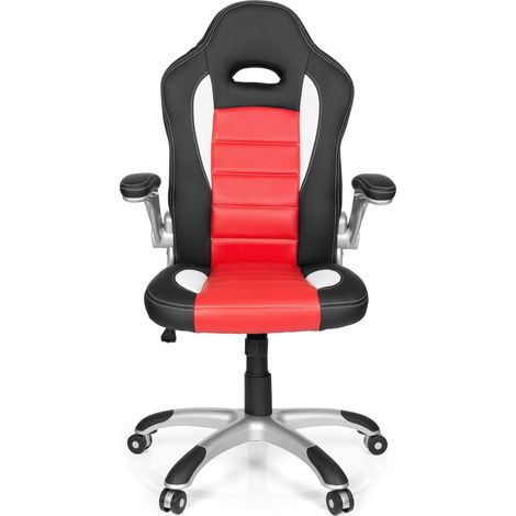 [NEUWERTIG] Hjh Office Gaming Stuhl Bürosessel Chefsessel Sessel Stuhl Rot Schwarz B-Ware