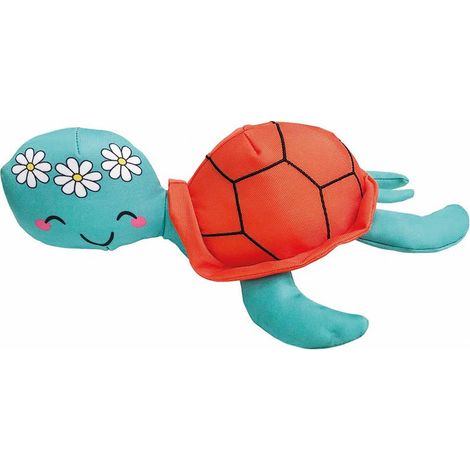 Jouet flottant modèle Tortue de mer avec couineur pour chiens