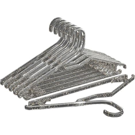 Kleiderbügel, Wäschebügel, rutschfeste, robuste Kleiderbügel für Kleiderschrank, Röcke, Jeans und Schals-Gray (1/5)