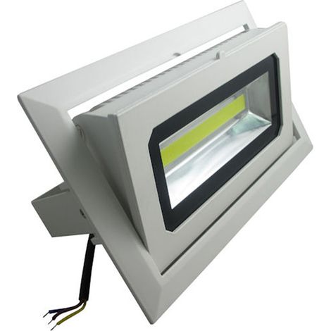 Faro LED Esterno 20W Incasso Luce Calda Orientabile Giardino Staffa Fissaggio (1/5)