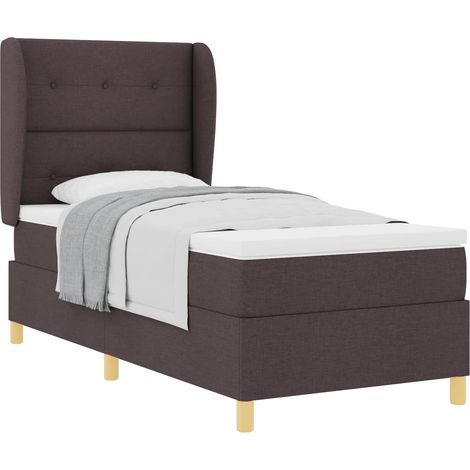Maison Exclusive - Boxspringbett mit Matratze Dunkelbraun 200 x 8