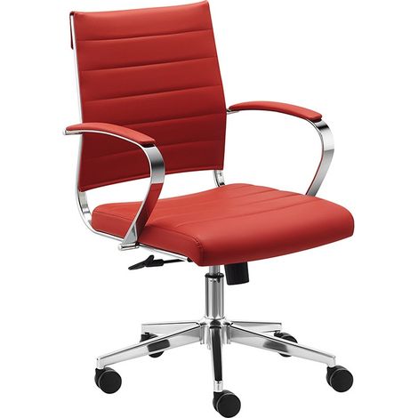 Silla de oficina Cádiz Rojo