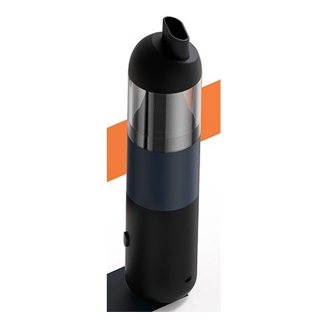 Tragbarer Mini-Kabellosstaubsauger, wiederaufladbar für Büro und Auto, Kaffee-Staubreinigung, Modell V01 Schwarz-lsw