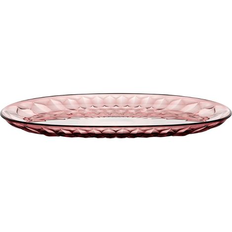 GUZZINI Vassoio Tondo Ovale Vanity Bio-Based D 36 Cm Malva