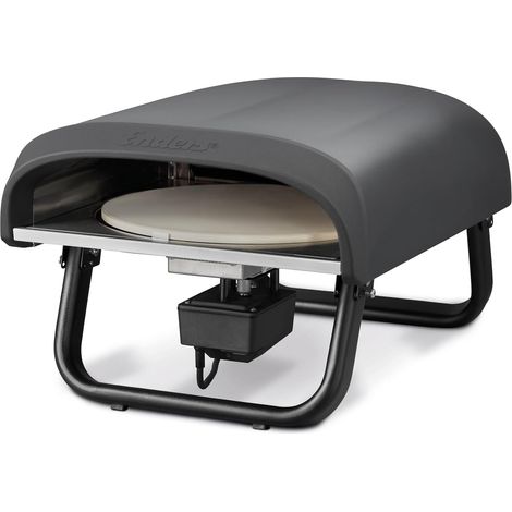 Enders Forno Pizza a Gas Paco Rotate da Esterno, Pietra per Pizza Ø 30,5 cm in cordierite inclusa, Termometro integrato e Bruciatore in Acciaio Inox regolabile, 30 mbar, 65 x 39 x 31 cm, 3131633 (1/4)