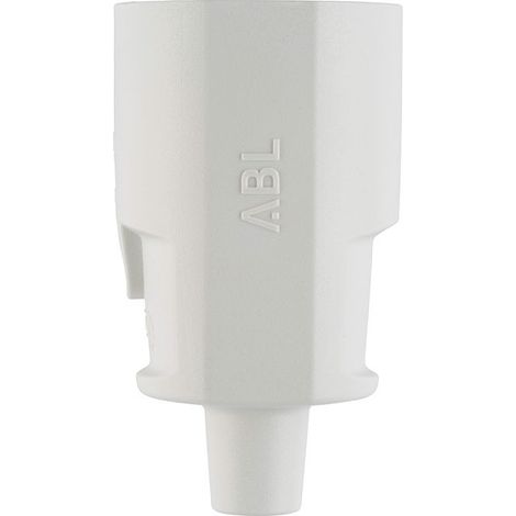 ABL Schutzkontakt-Kupplung Compact 1565, 250V 16A IP20, Kunststoff, Grau (1/5)