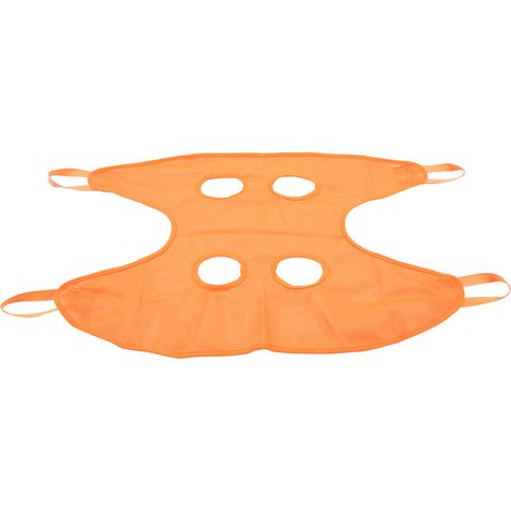 Serviette de séchage pour animaux Hamac de toilettage avec crochet ciseaux lime durable et respirant Orange L (1/5)