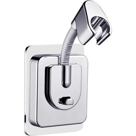 Support Pommeau De Douche - Sans Perçage - Réglable En Angle - Adhésif Puissant - Pour Salle De Bain - 1 Pièce (1/5)