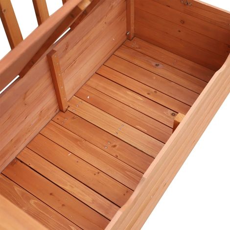 Gartenmöbel easycomfort 2 Sitzplätze Holz 112x58x84 cm (1/3)