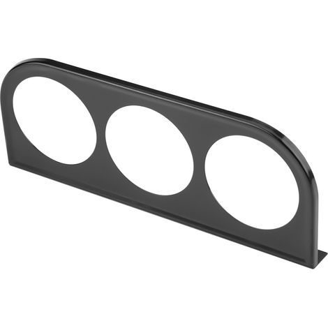 52mm 2 pouces universel multi-trous jauge mètre support de montage sur pilier support de support noir (1/5)