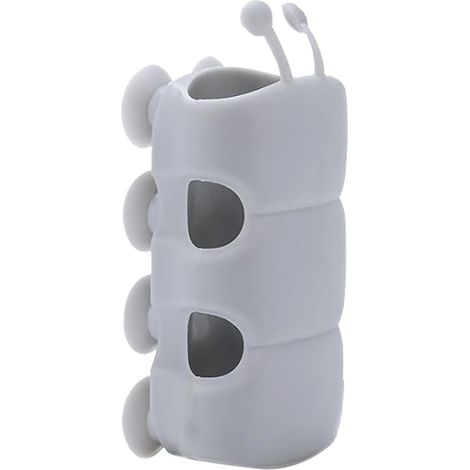 Support Pommeau de Douche Ventouse, Rotule 360° Anti-Moisissure Fixation instantanée sans perçage sur carrelage lisse, ajustement angulaire précis pour rincer sans démaquiller, (1/5)