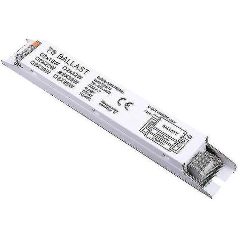 Ballast électronique T8 à large plage de tension 220-240 V CA 2 x 36 W pour lampes fluorescentes (1/5)
