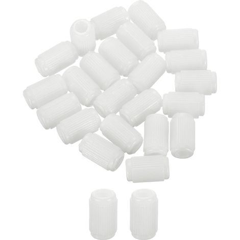 200Pcs 0.39"x0.67" Chevilles À Charnière Blanc (1/5)