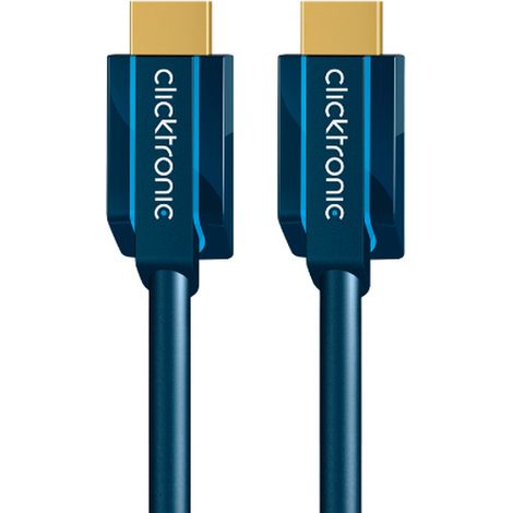 Clicktronic Casual cable HDMI™ de alta velocidad con Ethernet, 4K Ultra HD, ARC, 3D TV, 5.0m