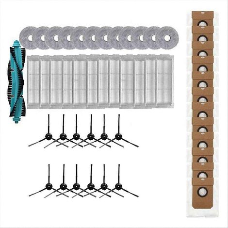 Pour Cecotec Conga 11090 : Brosse principale, filtre, chiffon et sac à poussière (1/5)