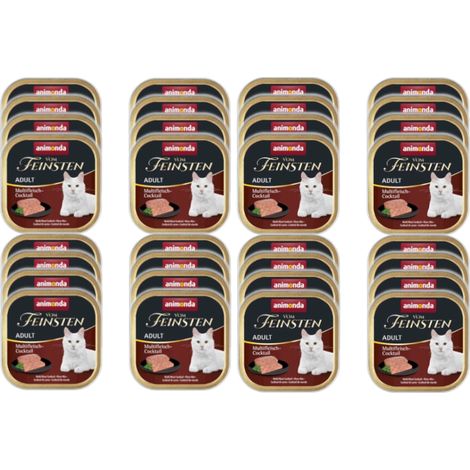 Aliment humide pour chat ANIMONDA Vom Feinsten Classic MEAT MIX 32x100g