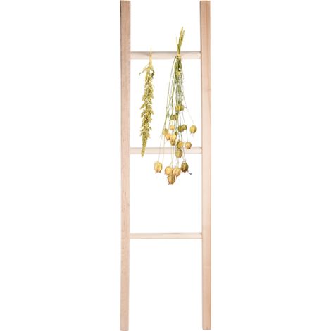 Échelle de Séchage de Fleurs et d'Herbes - 42 x 8,1 x H 144,3 cm - Livraison gratuite (1/2)